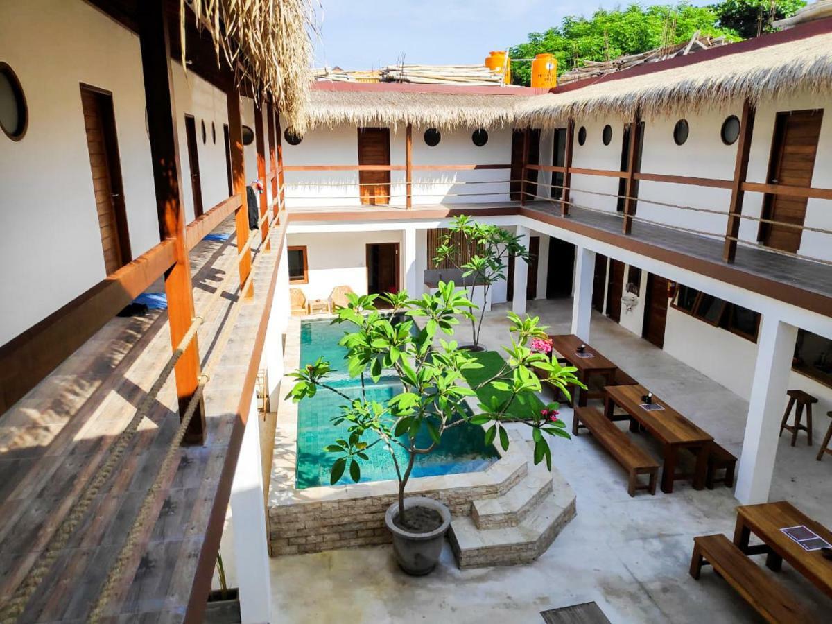 Gili Pirates Dive & Bnb Gili Trawangan Eksteriør bilde