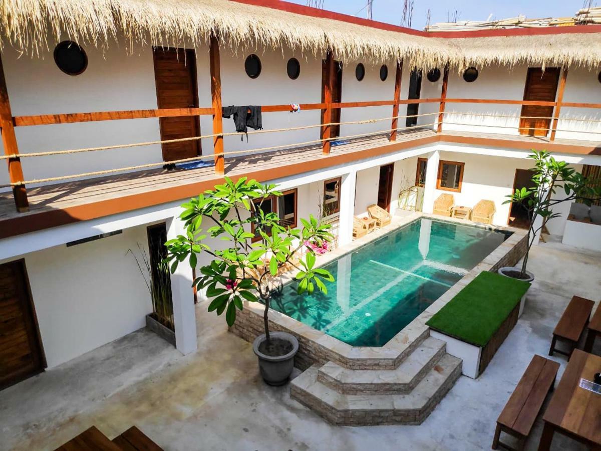 Gili Pirates Dive & Bnb Gili Trawangan Eksteriør bilde